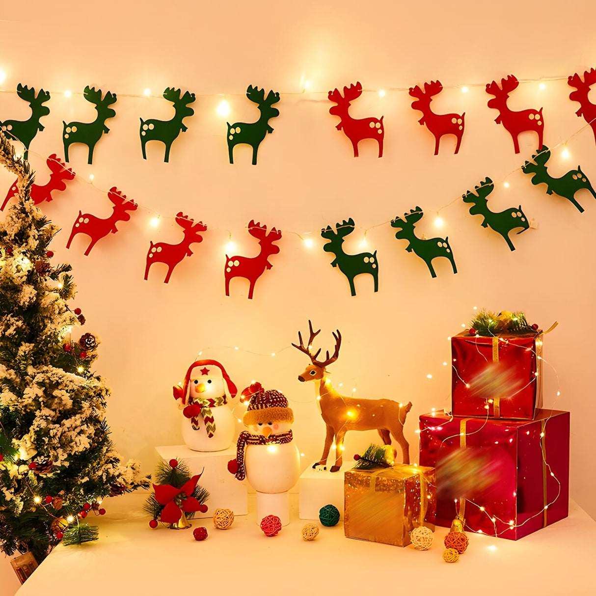 Decorative Christmas Ornaments LED String Light Set Image - 13