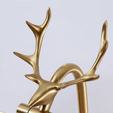 Decorative Gold Antlers Metal Bathroom Vanity Light Image - 10