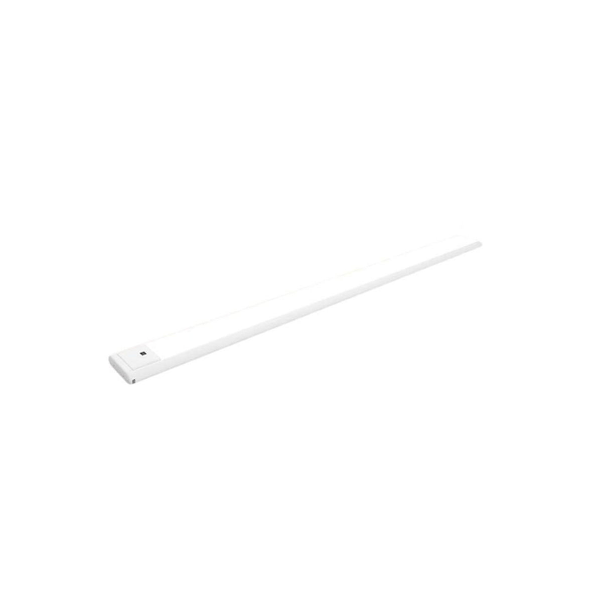 Desk Slim Strip White LED Flush Mount Ceiling Light Image - 5