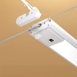 Desk Slim Strip White LED Flush Mount Ceiling Light Image - 6