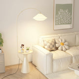 Diamond-Shaped Simple Arched Floor Lamp with Storage Image - 10