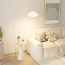 Diamond-Shaped Simple Arched Floor Lamp with Storage Image - 10