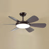 Dining Room Modern Simple Down Rod Ceiling Fan Light Image - 8