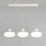 Dining Room Modern White Oval Acrylic Pendant Light Image - 7