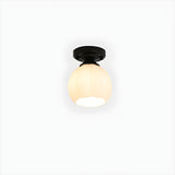 Dining Room Nordic Ball Semi-Flush Mount Light 3-Light Image - 7