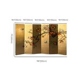 Double Sided Print Folding Persimmon Room Divider Screen Image - 12