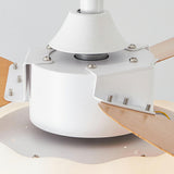 Down Rod Simple Cloud Modern Ceiling Fan with Light Image - 10