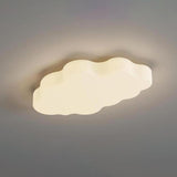 Dreamy Dimmable White Cloud-Shaped LED Flush Mount Lamp Image - 8