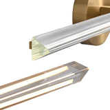 Dual Glass Tubes Gold LED Bathroom Vanity Light  Image - 10