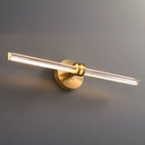 Dual Glass Tubes Gold LED Bathroom Vanity Light  Image - 8