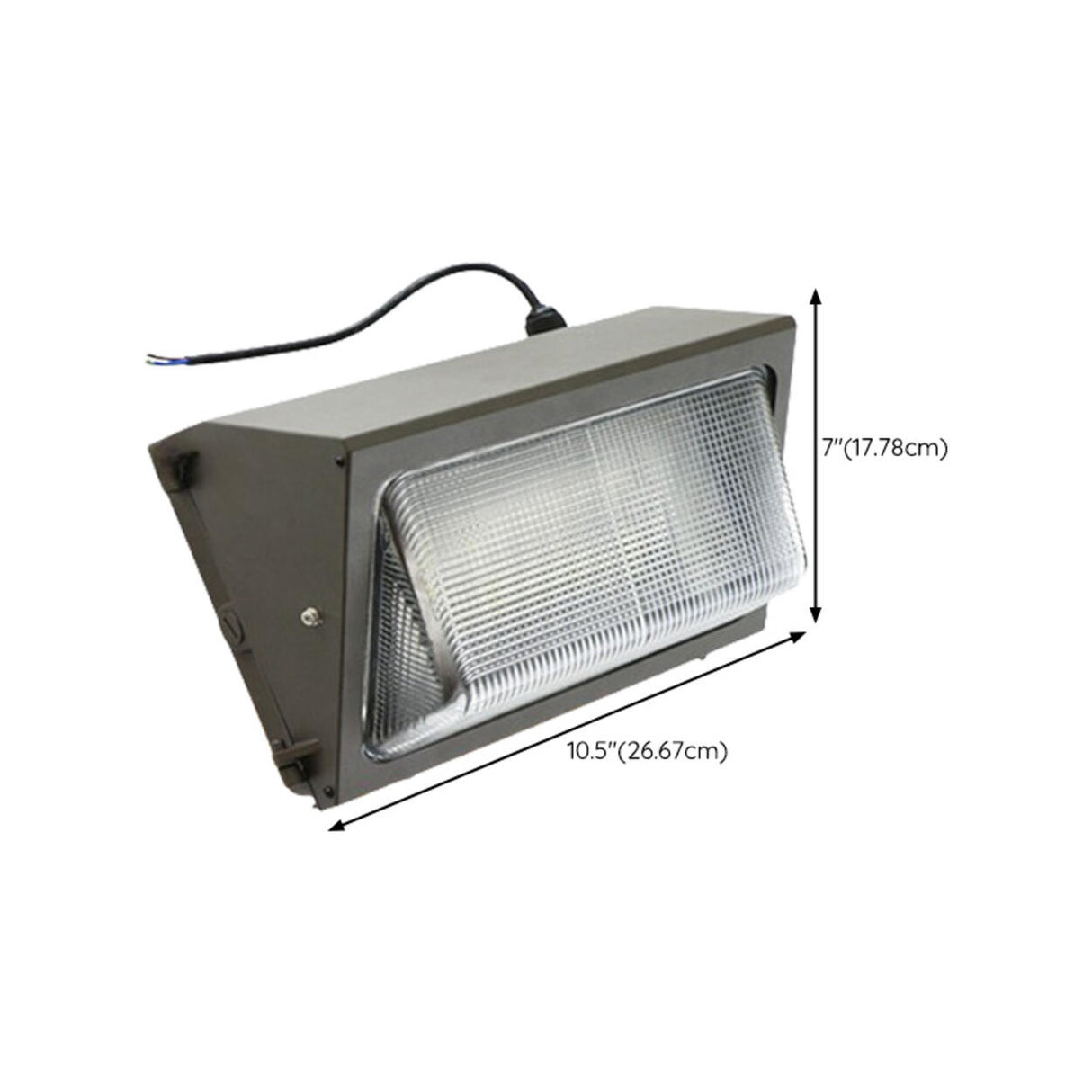 Durable Grey Outdoor LED Wall Pack Light 