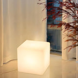 Durable Modern White Square Bedside LED Floor Lamp Image - 10