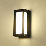 Durable Waterproof Black Square Outdoor Wall Sconce Image - 10