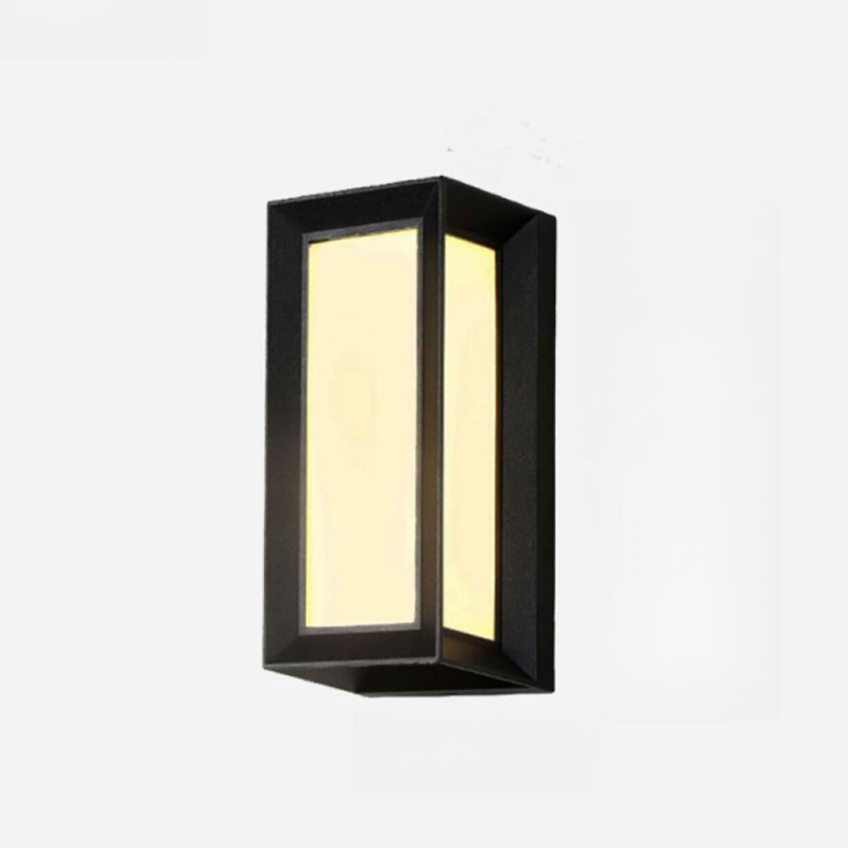 Durable Waterproof Black Square Outdoor Wall Sconce Image - 11