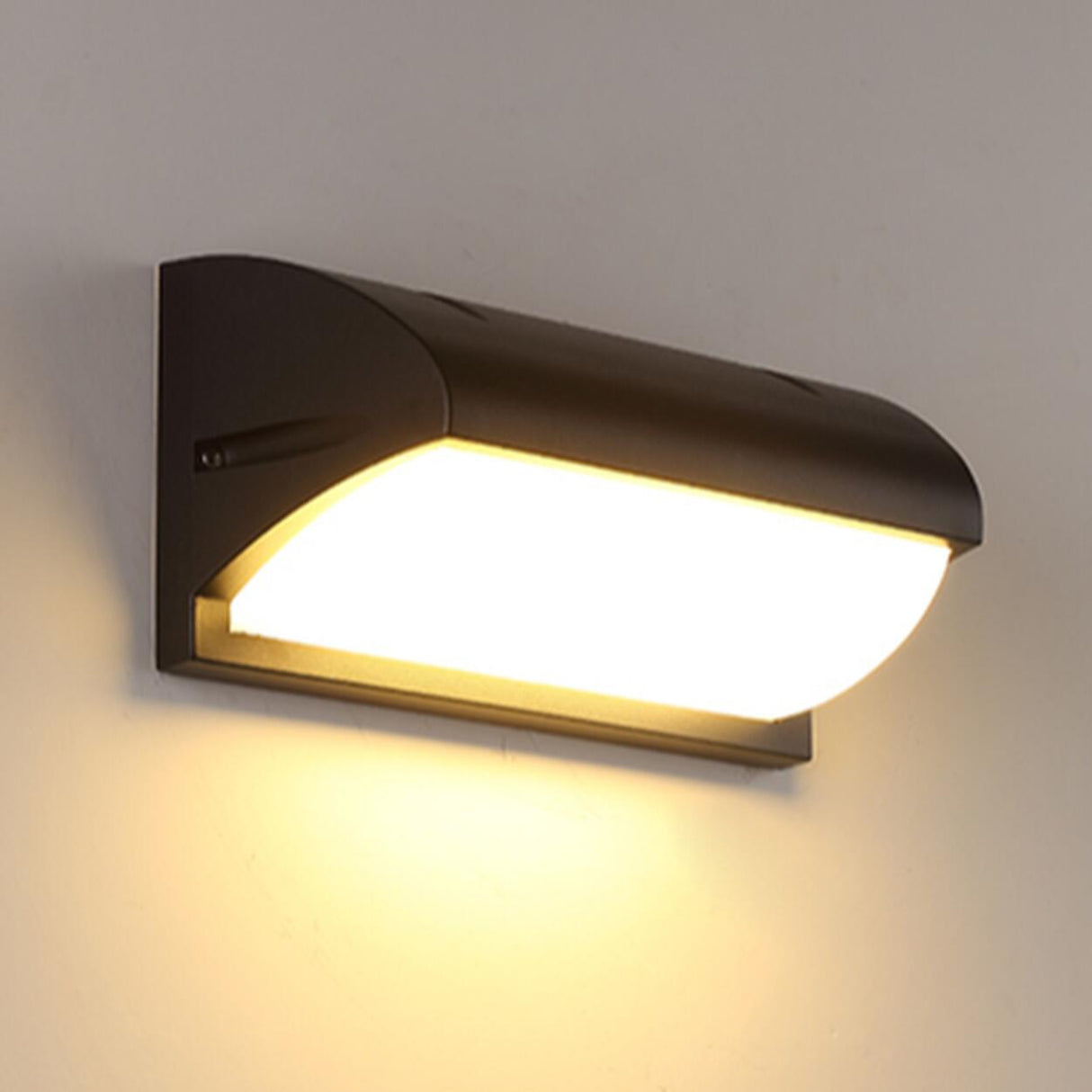 Durable Waterproof Black Square Outdoor Wall Sconce Image - 17