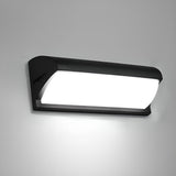 Durable Waterproof Black Square Outdoor Wall Sconce Image - 6