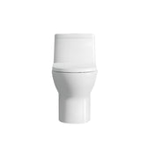 Efficient Elongated Ceramic White Gravity Flush Toilet Image - 4