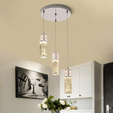 Eiffel Tower Crystal LED Sparkle Crystal Pendant Light Image - 6