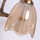 Elegant 3-Light Clear Glass Brass LED Vanity Light  Image - 9