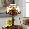 Elegant Baroque Dome Stained Glass Bedroom Table Lamp Image - 6