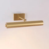 Elegant Beaded Gold Geometric LED Vanity Wall Light Image - 2