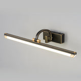 Elegant Black Rectangular Bathroom Vanity Light  Image - 10