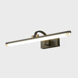 Elegant Black Rectangular Bathroom Vanity Light  Image - 3