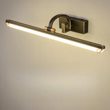 Elegant Black Rectangular Bathroom Vanity Light  Image - 7