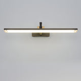 Elegant Black Rectangular Bathroom Vanity Light  Image - 9