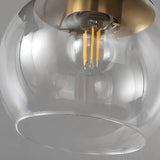 Elegant Brass Globe 4 Light Bathroom Vanity Light  Image - 14