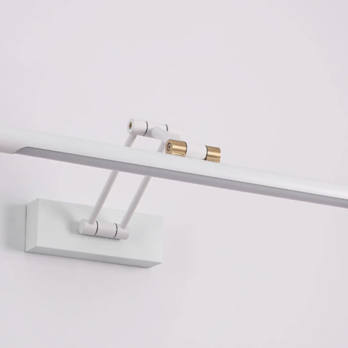 Elegant Brass LED Linear Adjustable Metal Vanity Light Image - 15