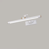 Elegant Brass LED Linear Adjustable Metal Vanity Light Image - 16