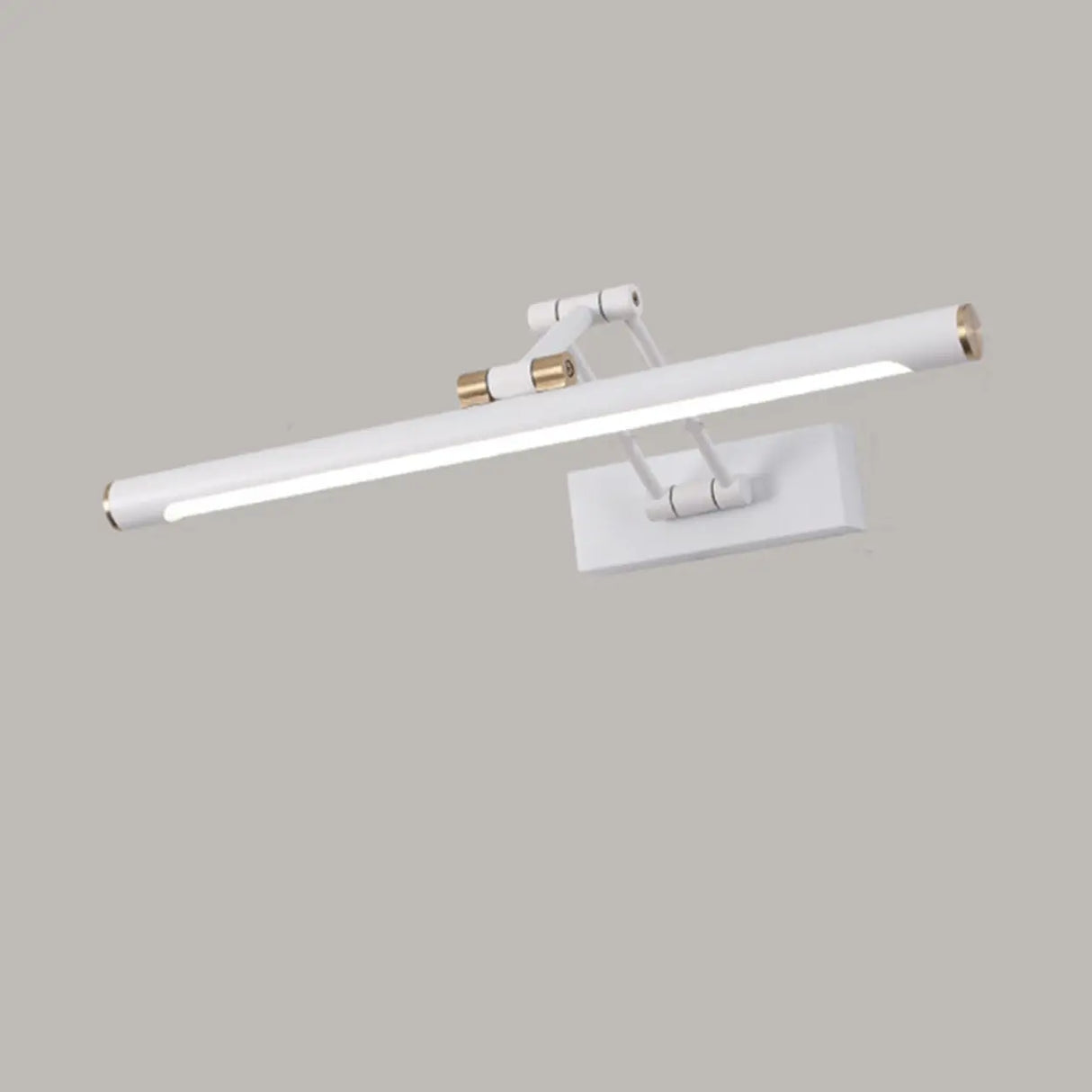 Elegant Brass LED Linear Adjustable Metal Vanity Light Image - 19