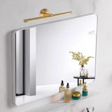 Elegant Brushed Gold Cylinder LED Vanity Wall Light Image - 13