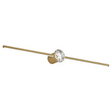 Elegant Central Crystal Gold Bathroom Vanity Light  Image - 6