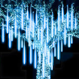 Elegant Christmas Meteor Shower LED String Lights Image - 1