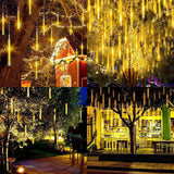 Elegant Christmas Meteor Shower LED String Lights Image - 17