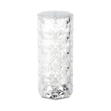 Elegant Columnar Crystal Rechargeable LED Table Lamp Image - 5