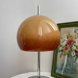 Elegant Dome Umbrella Glass Shade Modern Table Lamp Image - 11