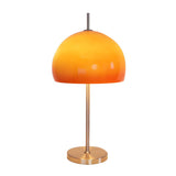 Elegant Dome Umbrella Glass Shade Modern Table Lamp Image - 5