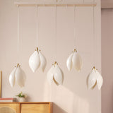 Elegant Floral Petal Dining Room Island Pendant Light Image - 3