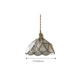 Elegant Flower Clear Glass Pendant Light Living Room Image - 8