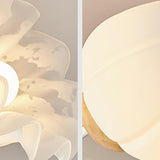 Elegant Flower Semi-Flush Mount Ceiling Light 3-Light Image - 12