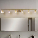 Elegant Gold 5-Light Crystal Vanity Fixture Light Image - 15