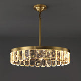 Elegant Gold and Tierd Ring Crystal Chandelier Image - 14