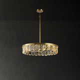 Elegant Gold and Tierd Ring Crystal Chandelier Image - 4