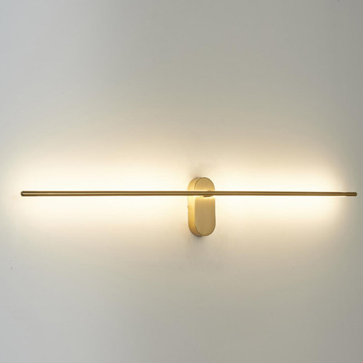 Elegant Gold Bathroom Linear Vanity Light Fixture Image - 10