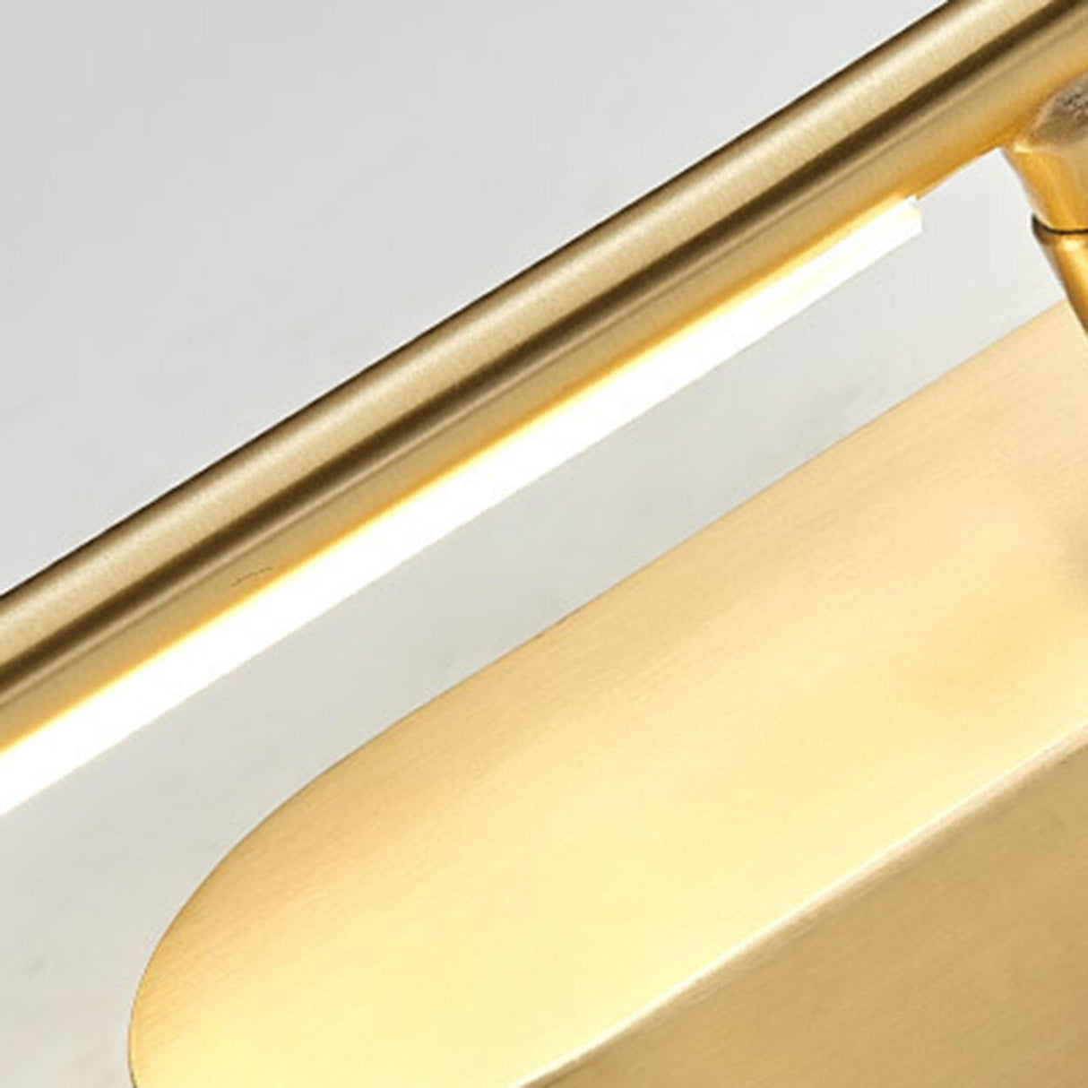 Elegant Gold Bathroom Linear Vanity Light Fixture Image - 11