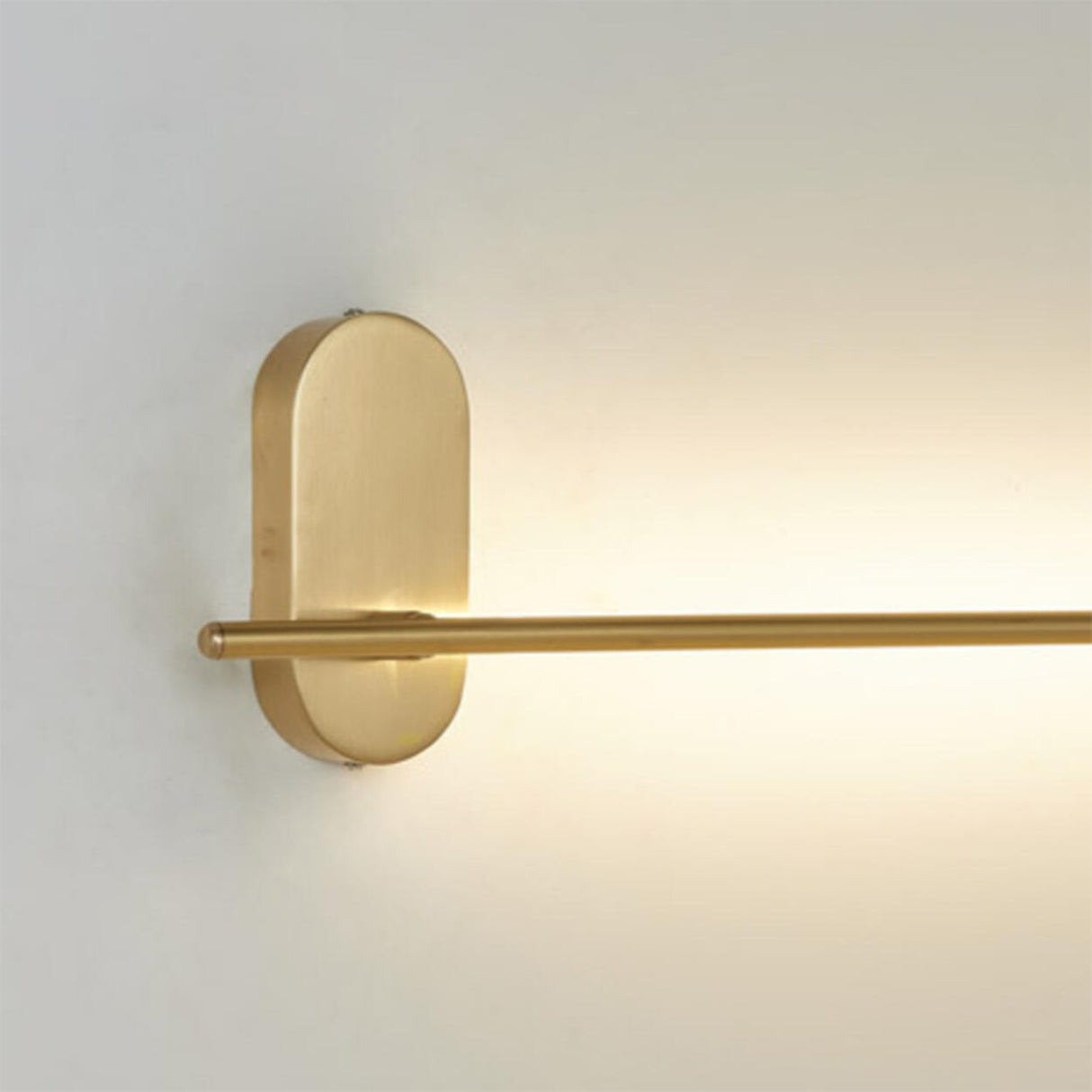 Elegant Gold Bathroom Linear Vanity Light Fixture Image - 13