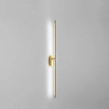 Elegant Gold Bathroom Linear Vanity Light Fixture Image - 2